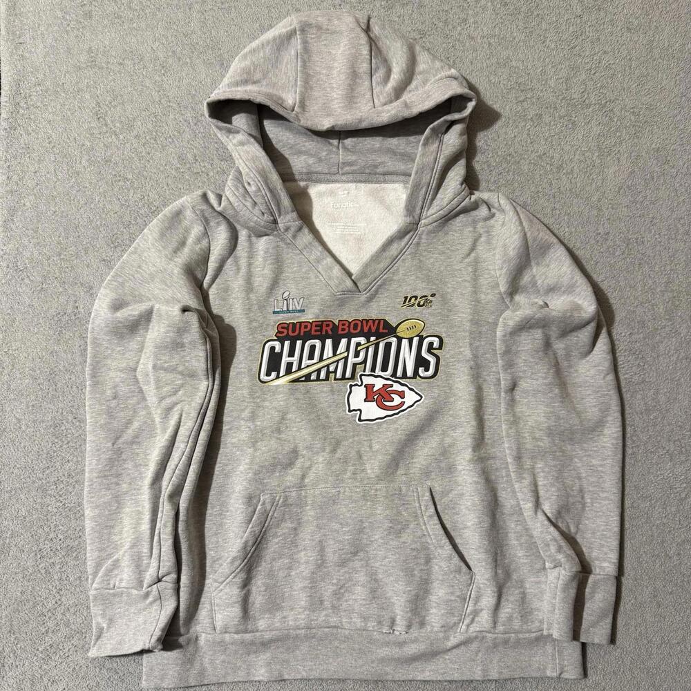 Kansas City Chiefs Super Bowl LIV Hoodie L Women’s